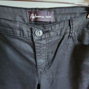 Reitmans jeans- black-L(15)
